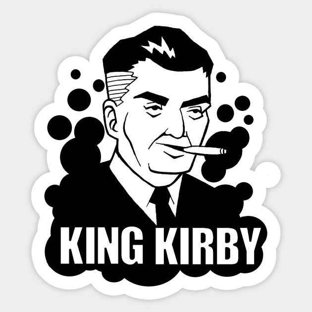 King Kirby Sticker by JoelCarroll